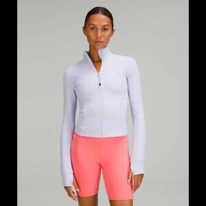 BNWT Lululemon Nulu Cropped Define Jacket Pastel Blue Size 2